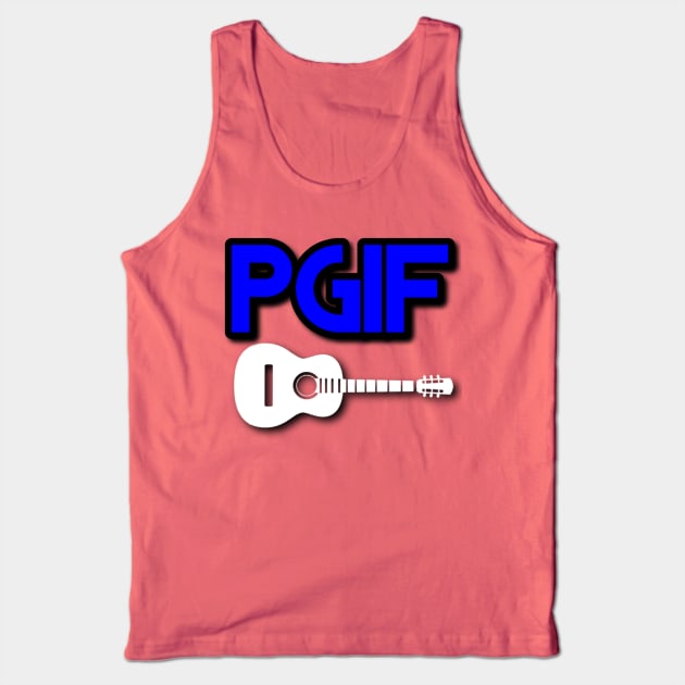 PGIF (PRAISE GOD IT'S FRIDAY) BIG BLUE Tank Top by thecrossworshipcenter
